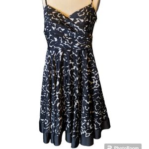 Julie's Quality Couture Formal Dress Black White Women's Size 12